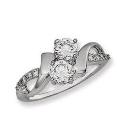 2-Stone CZ Ring