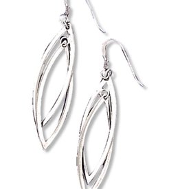 Double Marquise Earrings 48mm