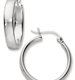Flat Hoop Earrings 19mm