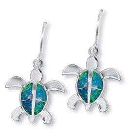 Turtle Opal Earrings