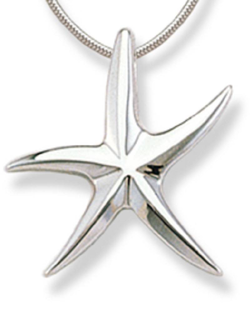 20mm Starfish Necklace 18"