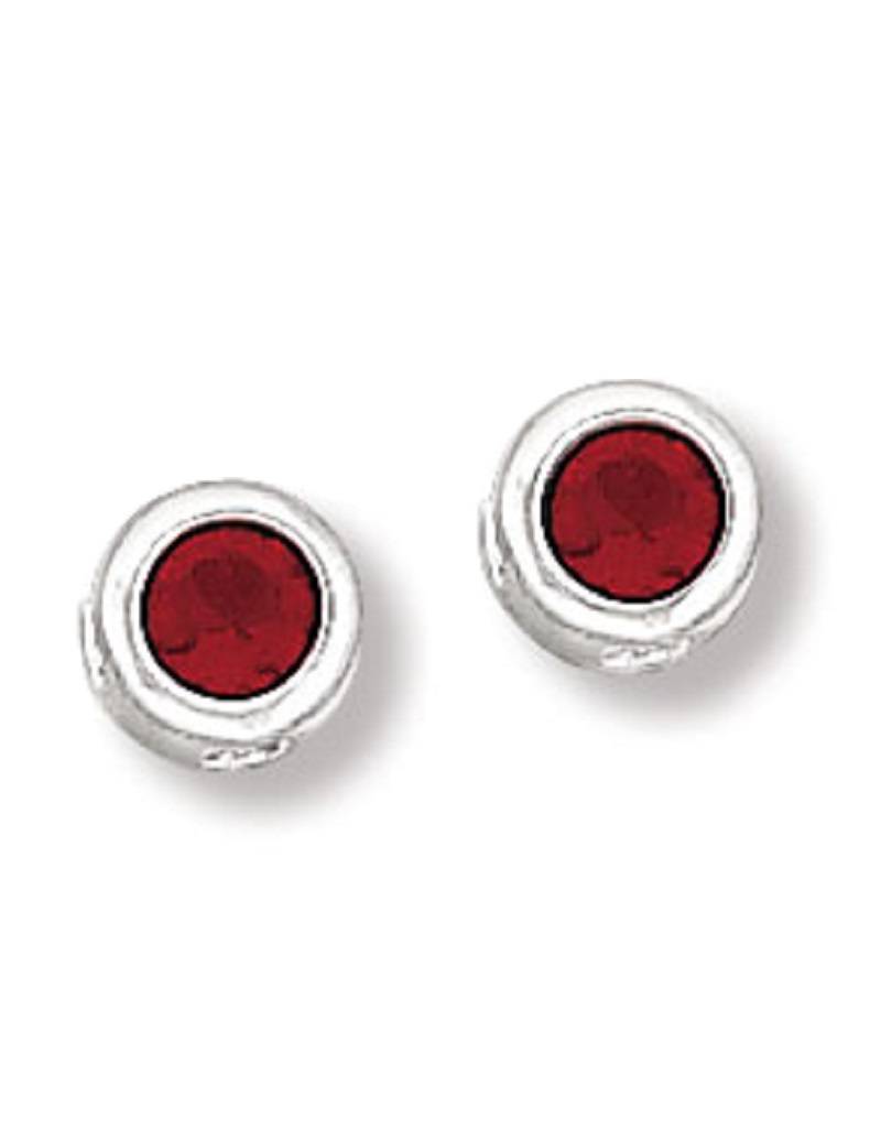 July CZ Stud Earrings 6mm