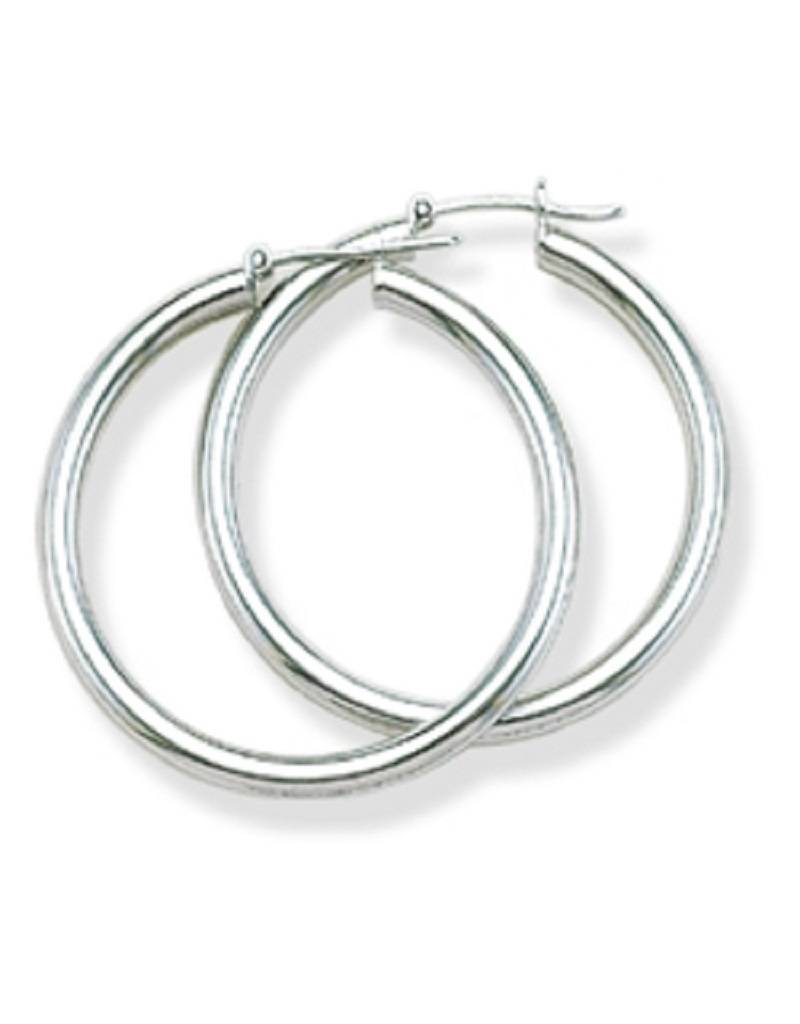 Plain Hoop Earrings 35mm