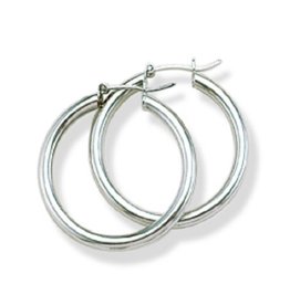 Plain Hoop Earrings 27mm