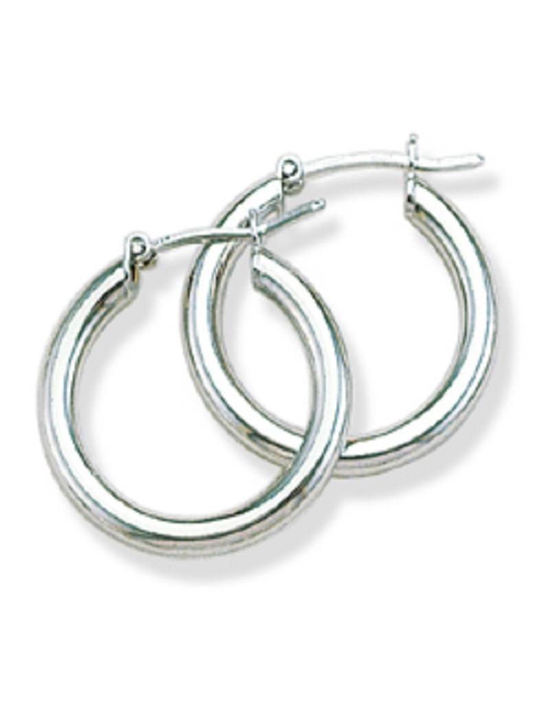 Plain Hoop Earrings 22mm
