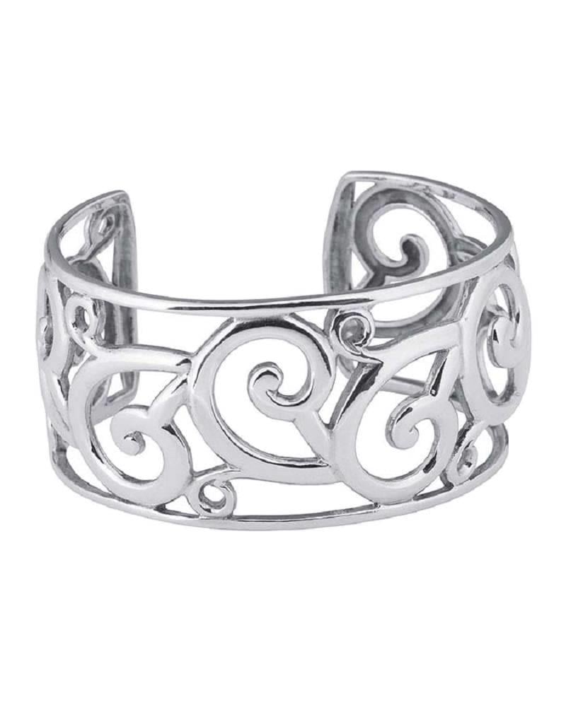 Women's Sterling Silver Filigree Cuff Bracelet