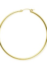 Round 14k Gold Filled Hoop Earrings 58mm