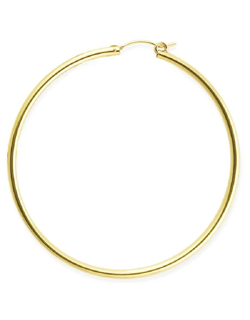 Round 14k Gold Filled Hoop Earrings 58mm