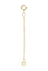 14k/20 Yellow Gold Filled 1.4mm Cable Chain Extender 2"