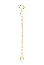 14k/20 Yellow Gold Filled 1.4mm Cable Chain Extender 2"