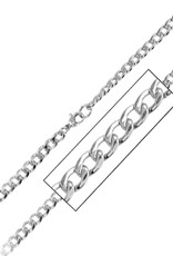 Stainless Steel 5mm Curb Link Chain Necklace
