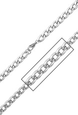 Stainless Steel 8mm Curb Link Chain Necklace