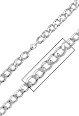 Men's Stainless Steel 10mm Curb Chain Necklace