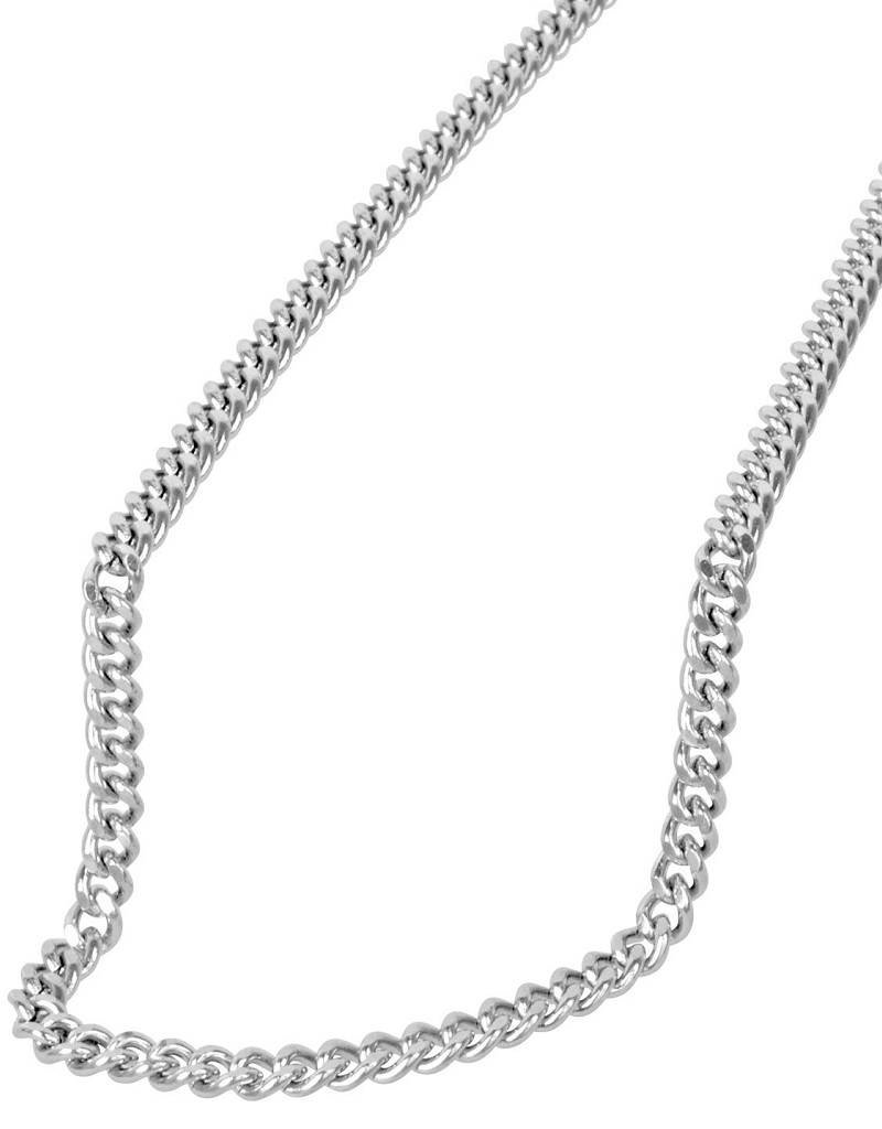 Stainless Steel 3.6mm Curb Chain Necklace