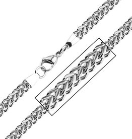 4.5mm Steel Franco Necklace