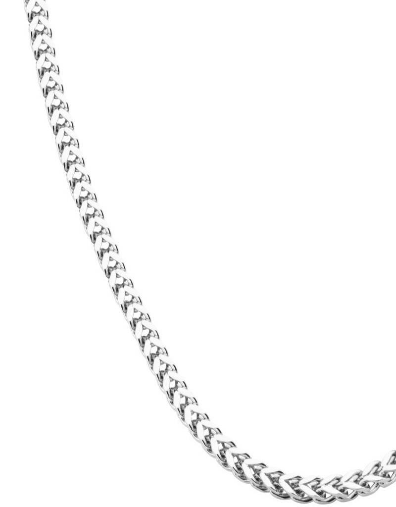 Stainless Steel 4.5mm Franco Link Chain Necklace