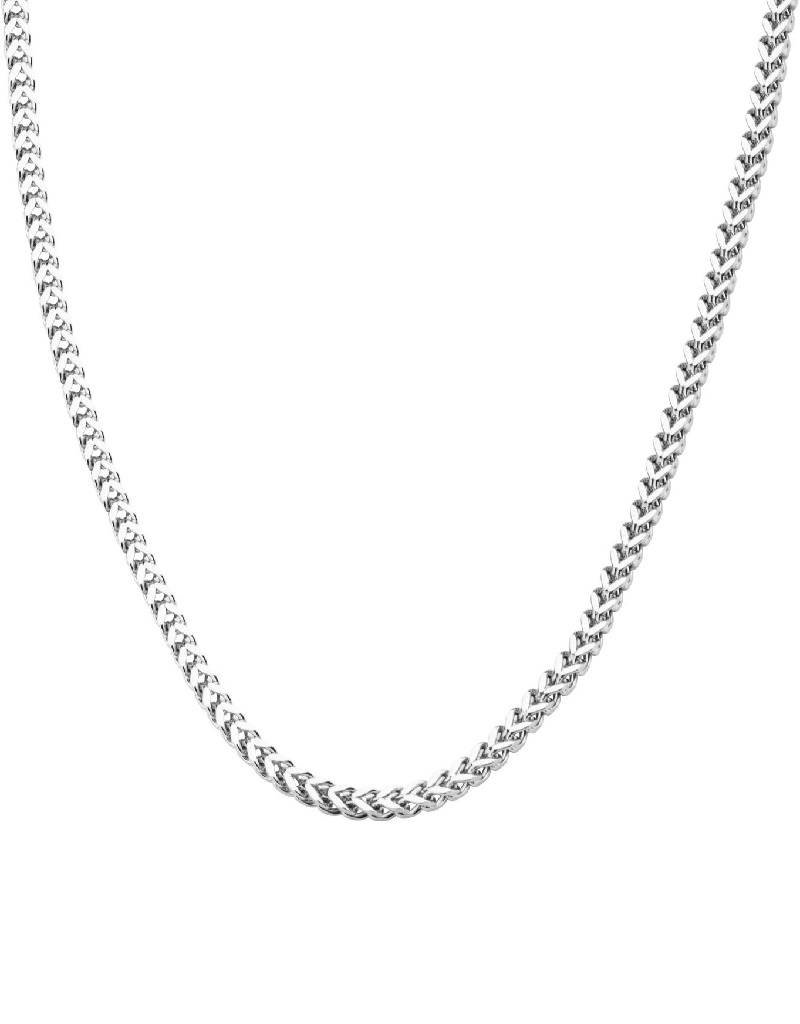 Stainless Steel 4.5mm Franco Link Chain Necklace