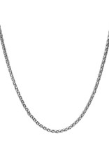 Stainless Steel 3.4mm Wheat Chain Necklace