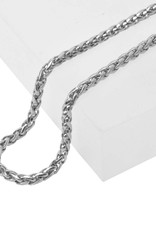 Stainless Steel 3.4mm Wheat Chain Necklace