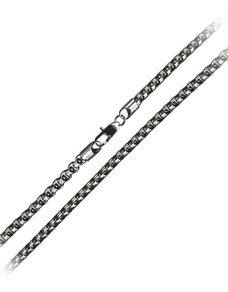 Stainless Steel 5mm Round Box Chain Necklace
