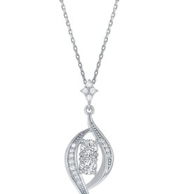 "Us2gether" CZ Necklace 18"