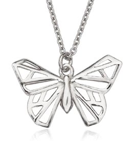 Butterfly Necklace 16+2"