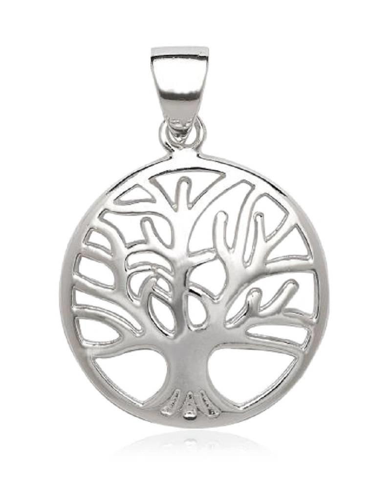 Sterling Silver Tree of Life Pendant 18mm
