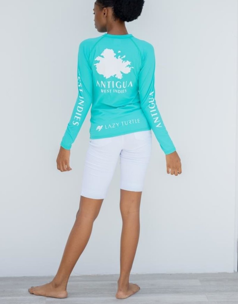 221 RASH GUARD ANTIGUA WOMEN'S LAZY TURTLE SUNSEAKERS and GINGERLILY