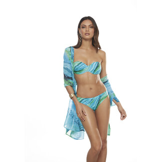 Shop Buy Roidal Cachemire Indo bandeau swimsuit designer in stock Monaco  Beach