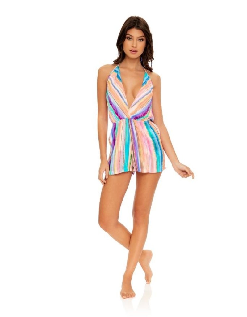 L653l82 Swimwear Luli Fama Ladies Romper Sunseakers And Gingerlily