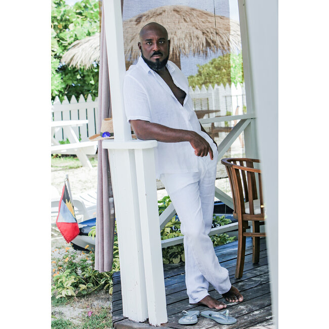 HARIS COTTON PNT-0706 HARIS COTTON MEN LINEN  PANTS