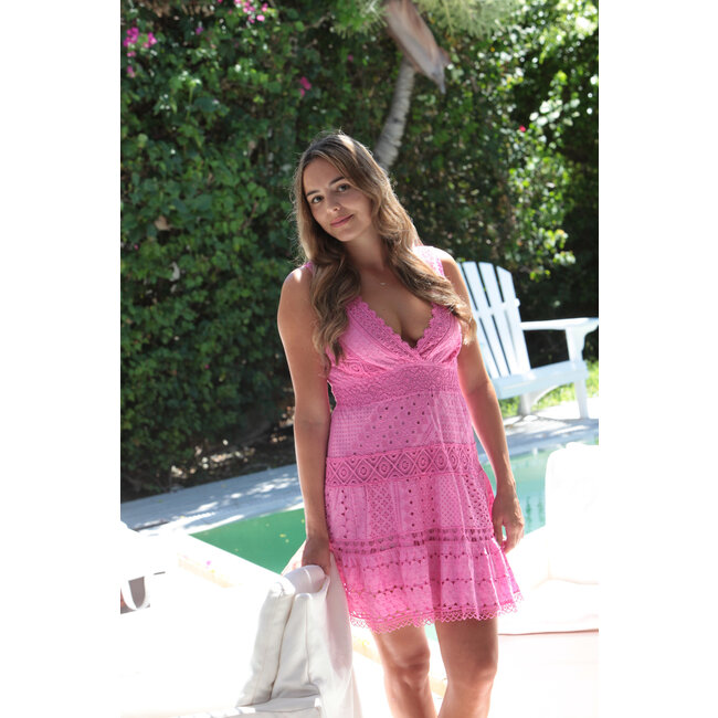 MACRAME SARNO MACRAME  SHORT DRESS