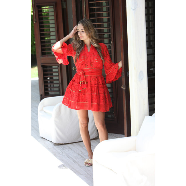 HAPPY ISLAND 2391-PEPKR24 HAPPY ISLAND SHORT DRESS