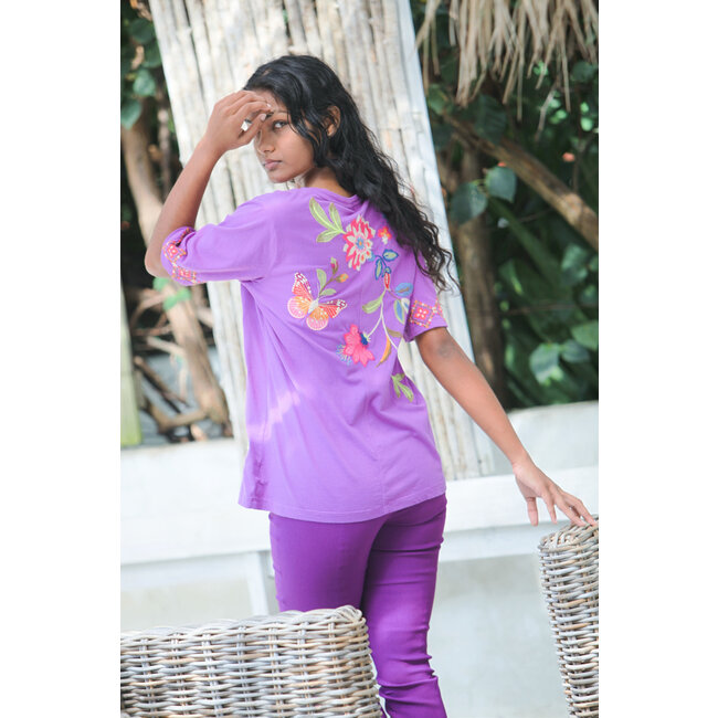 JOHNNY WAS J13224-2 JOHHNY WAS GRACEY LADIES T SHIRT