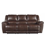 Signature Design Reclining Leather Sofa- Persiphone, Canyon Color 6070288