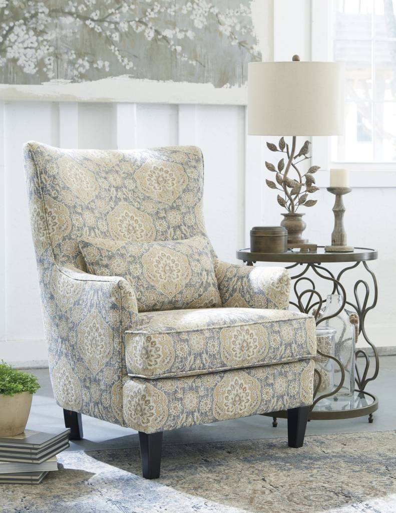 Signature Design Aramore Accent Chair- Fog Traditional 1280522