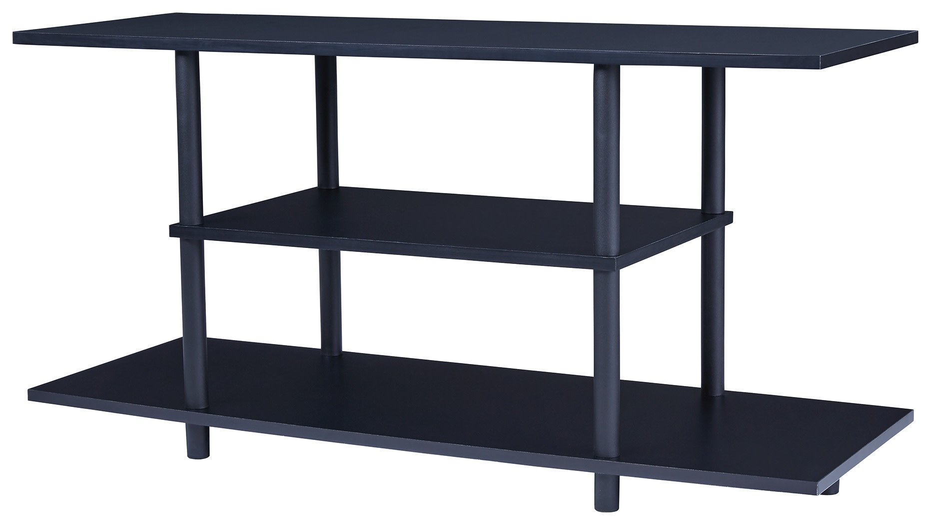 Benchcraft Cooperson- 42" Black, Contemporary TV Stand W380-118