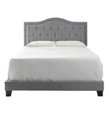 Benchcraft KING Upholstered Gray Bedframe- Jerary- B090-382