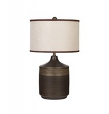 Signature Design Ceramic Table Lamp, Set of 2, Brown L129914