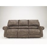 Signature Design Oberson, Reclining Power Sofa, Gunsmoke 7410097