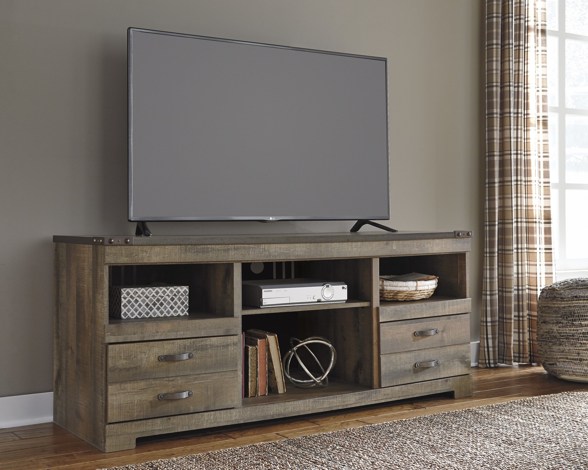 Signature Design LG TV STAND W/FIREPLACE OPTION- W446-68, Trinell