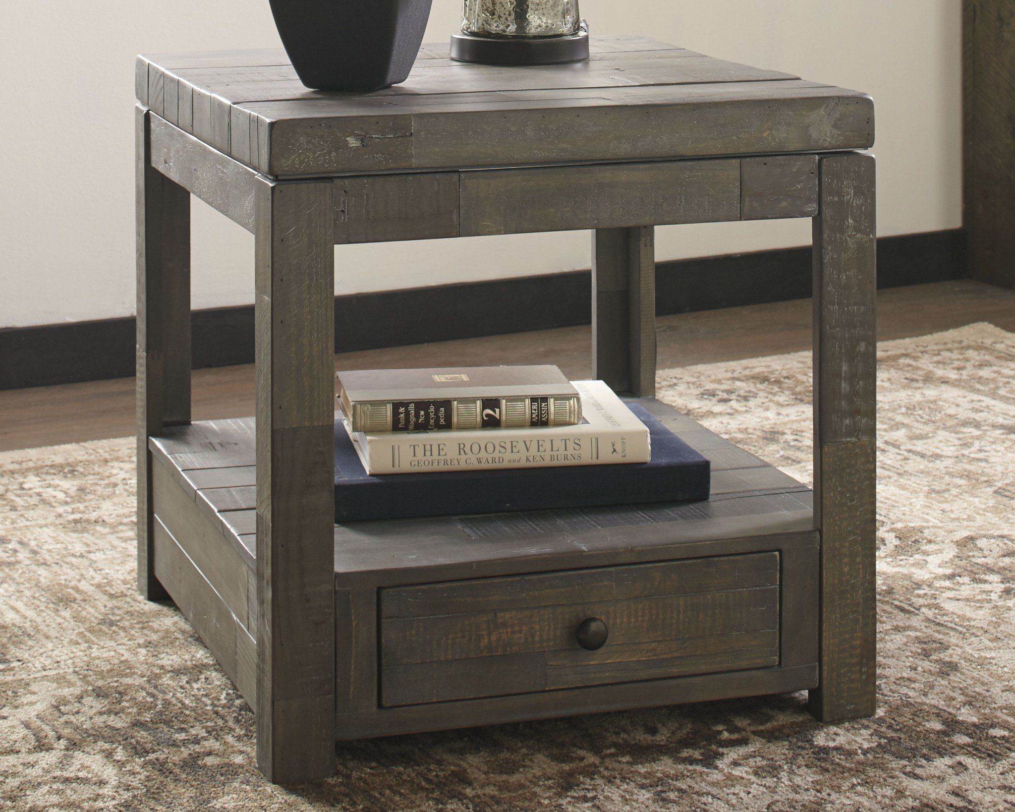 Rectangular End Table Daybrook Grayish Brown T4 3 Hvl Electronics Furniture