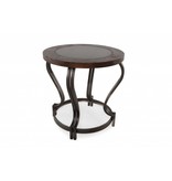 Signature Design Volanta Round End Table - Caramel T739-6