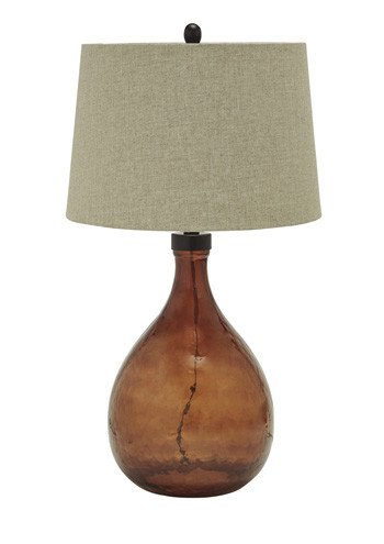 Signature Design Arayna, Glass Table Lamp, Brown, L430344