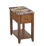Signature Design Breegin, Chair Side End Table, Brown, T007-158