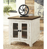 Signature Design T459-3 "Wystfield" White/Brown Rectangular End Table