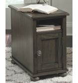 Signature Design "Devensted" Chairside End Table- Dark Gray