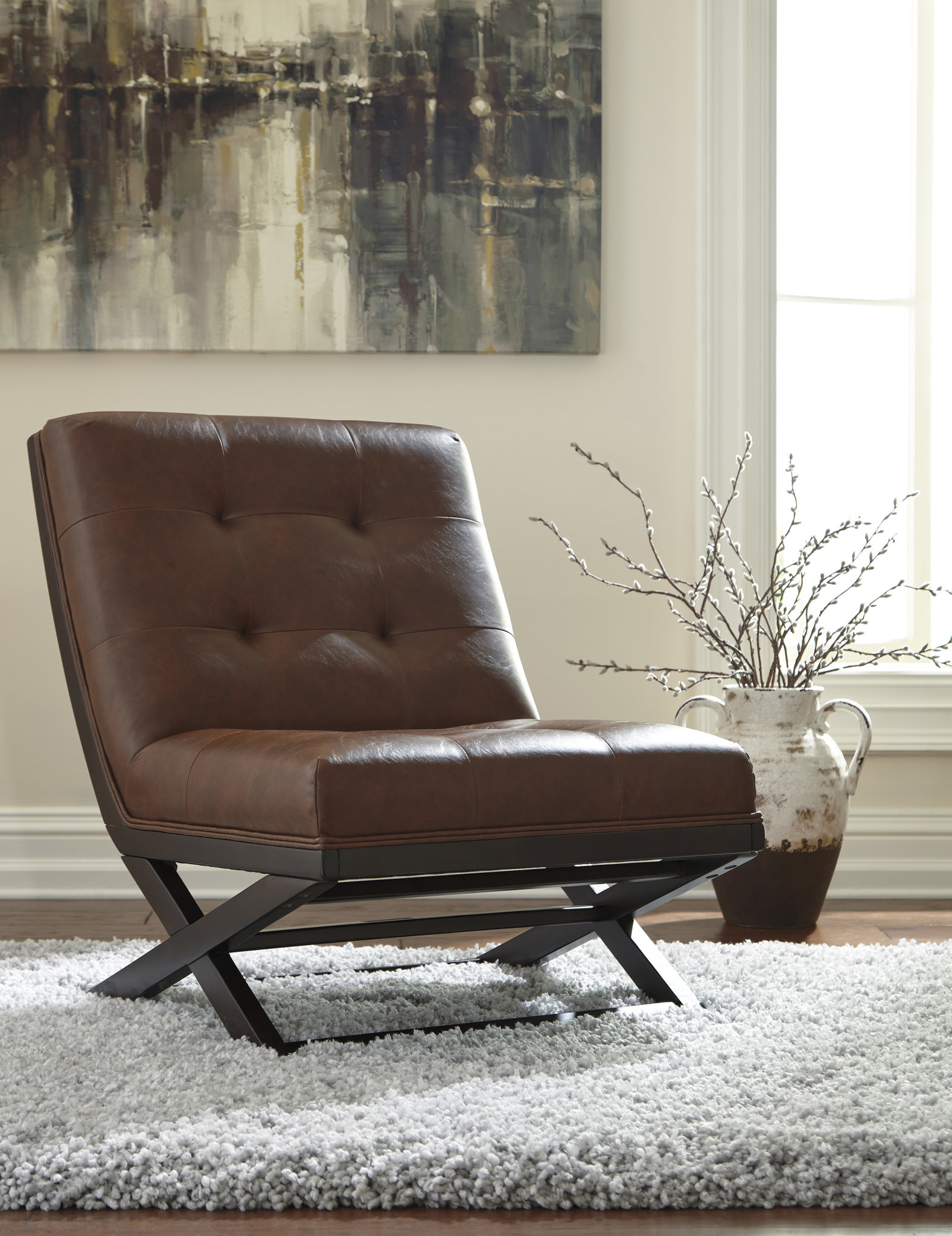 Signature Design "Sidewinder" Accent Chair- Brown- A3000031