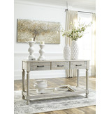 Signature Design "Shawnalore" Sofa/Entry Table- Whitewash T782-4