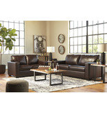 Signature Design "Morelos"  Sofa- Leather- Chocolate 3450238
